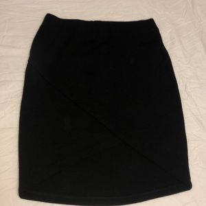 black forever 21 tulip skirt